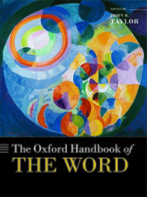 cover image of The Oxford Handbook of the Word